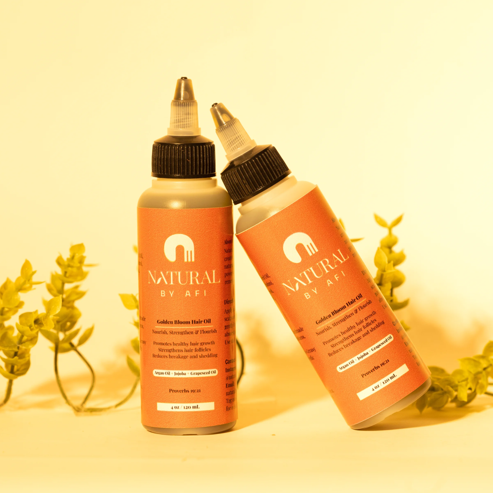 Golden Bloom Hair Oil 4oz